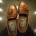 Mens Used Cole Haan Bragano 9.5  leather Tassel Slip On Shoes Leather