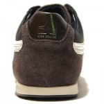$225 Hugo Boss ORANGE Label Lace-up Sneakers Navy Grey Mens 6 39 Trainers 5.5
