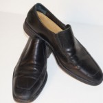 MENS COLE HAAN Black Leather Loafers Size 12M