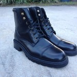 Cole Haan Black Leather Cap Toe Jump Boots, SZ 8.5 M Green Label