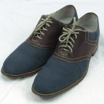 Cole Haan Air Colton Saddle | Brown Leather, Navy Canvas, Nike Air, sz 12, w/box