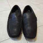 TIMBERLAND 96523 ONUMA DRIVER BLACK LEATHER SHOES SIZE  US 10.5W