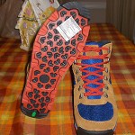 Timberland GT Scramble Mid Men’s Hiking Boots Wheat Brown/Blue/Red Leather 2215R