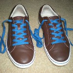 COLE HAAN BROWN LEATHER SNEAKERS WITH NIKE AIR TECHNOLOGY SIZE 9M