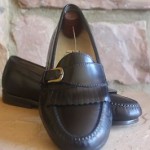 Cole Haan Men’s Black Leather Comfortable Dress Slip On Loafers Size 9