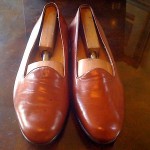 “VINTAGE” BEAUTIFUL & CLASSY “RUST” COLE HAAN “BRAGANO” SLIP~ONS SZ10.5(M) SHARP