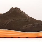 Cole Haan ‘LunarGrand’ Wingtip Mens Dark Brown-Orange size 11 M