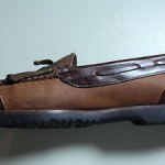 COLE HAAN MENS SIZE 11.5 TWO TONE BROWN LEATHER LOAFERS SHOES TASSLES FRINGES