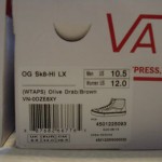 Vans x WTAPS Sk8 Hi US 10.5 Neighborhood Visvim Mastermind Supreme Palace Hype