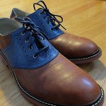 Cole Haan Franklin Saddle Nike Air 8 british tan Oxford Blue shoe