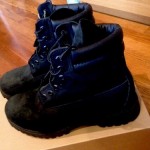 Timberland Mens  6″ Black Leather Casual  Waterproof Boots Size US 7.5