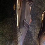 Cole Haan Mens Brown Leather Shoes Velcro 10 M Nike Air Used Great Condition