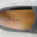 COLE HAAN  Black  Leather Bicycle Bike Toe Loafers Shoes US size 10