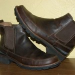 Clarks Brown Leather Chelsea Ankle Boots Sz 11 M