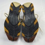 Brown White Leather Mesh Canvas DIESEL 1 Hand Control Skater Sneakers Shoes 10.5