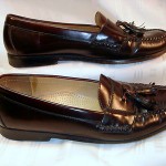 Cole Haan City Mens Burgandy Tassle Loafers 10.5 D Dress Shoes