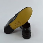 NEW! Hugo Boss Mens Black Leather Penny Loafers ~ Sz 10.5 D