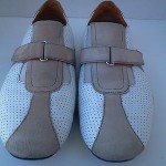 Cole Haan Nike Air Mens Tan Suede Leather Atheletic Shoes Velcro 9.5 M
