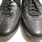 Cole Haan Nike Air Black Leather Fashion Sneakers, Size 9 M