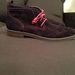 Cole Haan Nike Air Chukka Boot Purple Men’s Pink Laces Fall 9 SoHo Suede