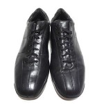 COLE HAAN MENS BLACK LEATHER SNEAKERS SHOES SIZE 11.5 M