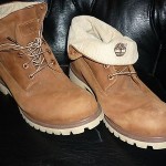 TIMBERLAND ROLL TOP BOOTS – BROWN – 11-1/2  AUTHENTIC