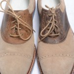 Cole Haan Franklin Air Saddle C10235 brown 8.5 suede lace oxford shoe NEW $188