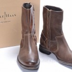 Cole Haan Air Reno Boot L9 R9.5 dark brown leather ankle shoe $248 New MISMATE