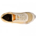 Diesel Mens Take White Casual Leather Lace Up Sneakers Shoes