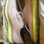 Cole Haan Lunargrand Wingtip Grey Volt 11 Nike New With Box