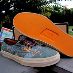 Vans Authentic CA Birds in Hunter Green Size 11 Very Rare!