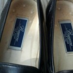 BRAGANO by Cole Haan Italian penny loafers black leather slips-ons 8½ M!