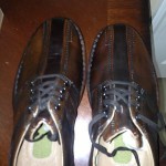 Men’s CLARKS Touareg Brown Leather Dress Casual Oxford Shoes Size 11M