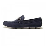 $245 HUGO BOSS Blue Drivers Loafers Shoes 9.5 42.5 Mens Casual Moccasins 10 43