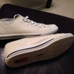 Cole Haan Mens White Leather Sneakers 12M
