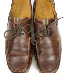 COLE HAAN NIKE AIR CASUAL LACE UP BOAT SHOES MENS SIZE 12 M BROWN LEATHER
