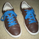 COLE HAAN BROWN LEATHER SNEAKERS WITH NIKE AIR TECHNOLOGY SIZE 9M