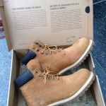 BRAND NEW Mens Stunning Genuine Timberland Brown 100% Leather Boots Size UK 9