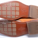 Cole Haan Colton Saddle C09918 8 brown leather Oxford Orange Yellow Suede shoe