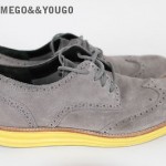 Cole Haan LunarGrand Mens Wingtip Suede Lace Up Oxfords Brown size 12