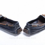 Cole Haan C10250 9 blue navy leather Driving Moc Loafer Slip On Grain Brown shoe