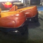 COLE HAAN Mens Brown Leather Loafers NIKE AIR Size 8 M.
