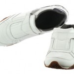 Diesel Keep 00YD15-PR874-H1573 White Gunmetal Velcro Leather Casual Shoes 8 Men