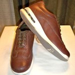 COLE HAAN NIKE AIR MEN BROWN LEATHER LACE UP OXFORD SHOES SZ 9.5 M