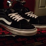 Vans Sk8 Mid Jeff Grosso Black/White Mens Size 8.5