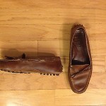 Mens Cole Haan Brown Leather Driving Moc Loafer Shoes 11 D
