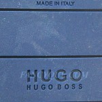 HUGO BOSS BLACK LABEL BLACK & BLUE SHOES 100% LEATHER NEW SZ 11 44 MADE IN ITALY
