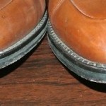 COLE HAAN MENS TAN LEATHER TIE_LACE SHOES SZ 9M