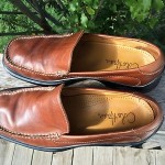 Cole Haan Nike Air Loafers 9.5 Brown Leather Slip On