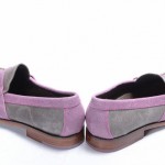 Cole Haan Monroe Penny C10156 Air 10 gray leather Loafer Slip On Purple shoe